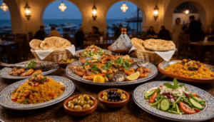 The culinary flavor of Merfez traditional food and seafood dishes